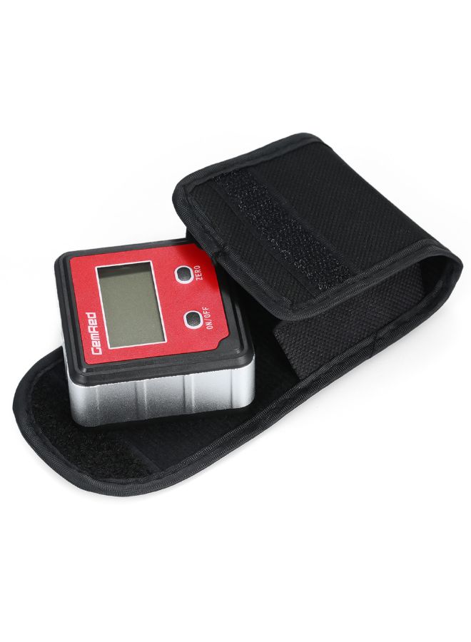Magnetic Base Digital Level Box Inclinometer Red