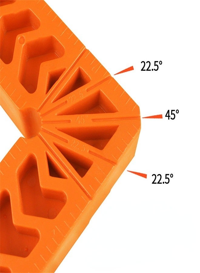 3Pcs Positioning Squares Right Angle Corner Clamps for Woodworking Picture Frames Boxes Cabinets or Drawers L Type Right Angle Ruler Carpenter Tool