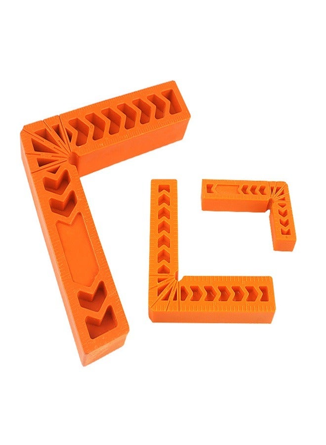 3Pcs Positioning Squares Right Angle Corner Clamps for Woodworking Picture Frames Boxes Cabinets or Drawers L Type Right Angle Ruler Carpenter Tool