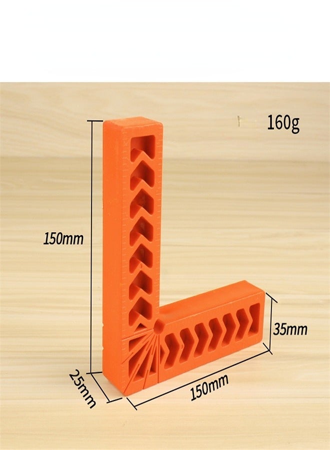 3Pcs Positioning Squares Right Angle Corner Clamps for Woodworking Picture Frames Boxes Cabinets or Drawers L Type Right Angle Ruler Carpenter Tool