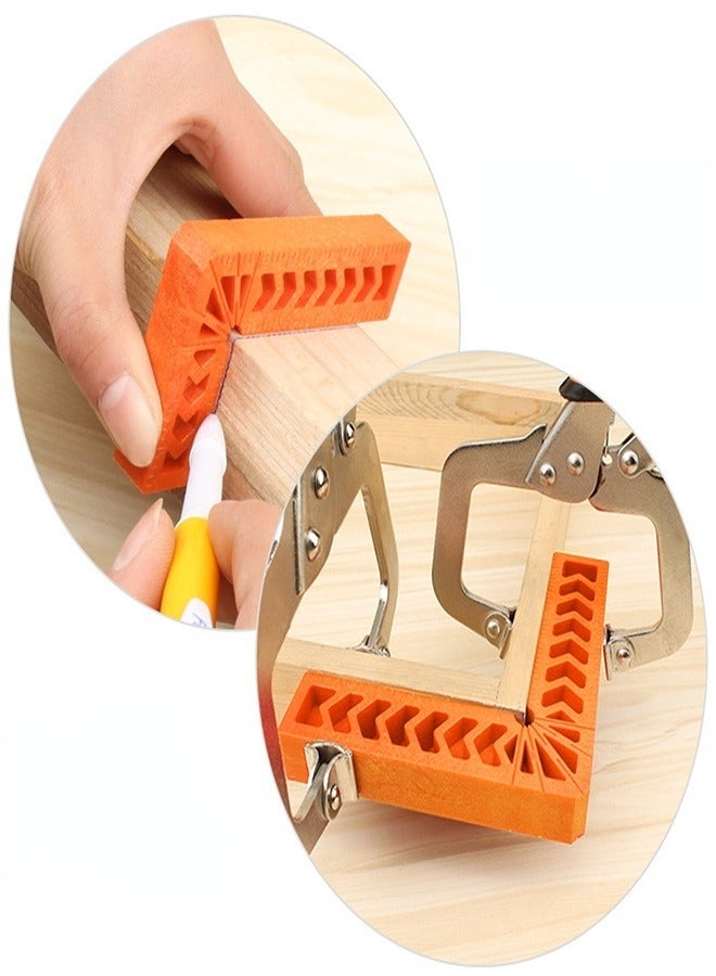 3Pcs Positioning Squares Right Angle Corner Clamps for Woodworking Picture Frames Boxes Cabinets or Drawers L Type Right Angle Ruler Carpenter Tool