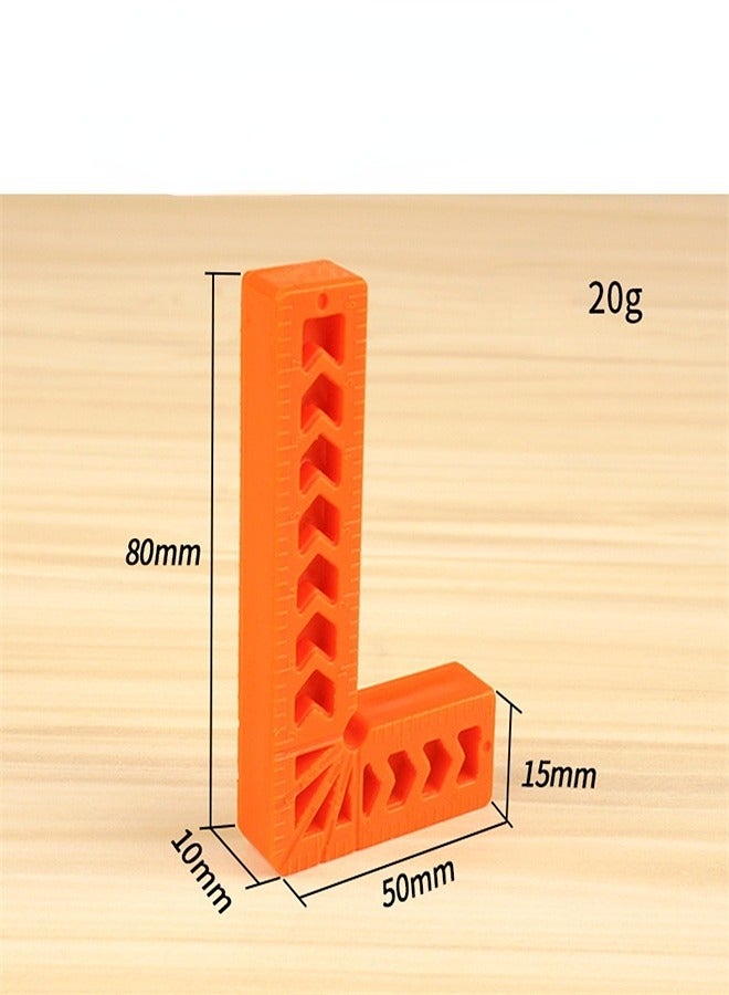 3Pcs Positioning Squares Right Angle Corner Clamps for Woodworking Picture Frames Boxes Cabinets or Drawers L Type Right Angle Ruler Carpenter Tool