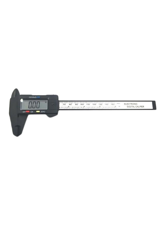 Portable Digital LCD Caliper Gauge Black 150mm