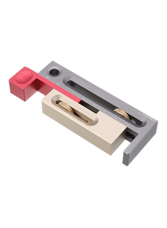 Saw Table Slot Adjuster Tool Silver/Red