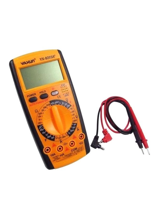 LCD Display Digital Multimeter Yellow