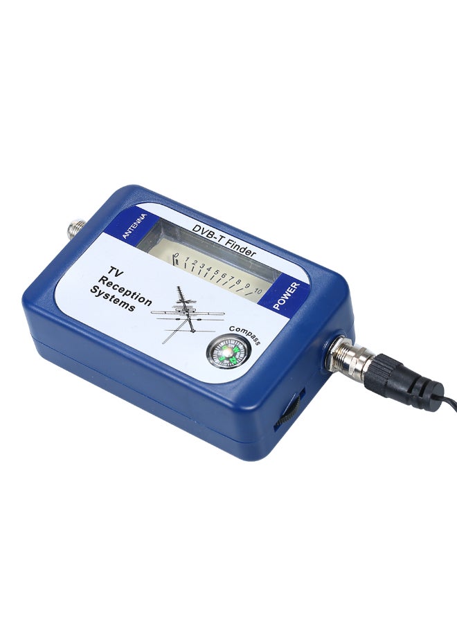 DVB-T Digital Satellite Signal Finder Blue 122 x 63 x 35mm