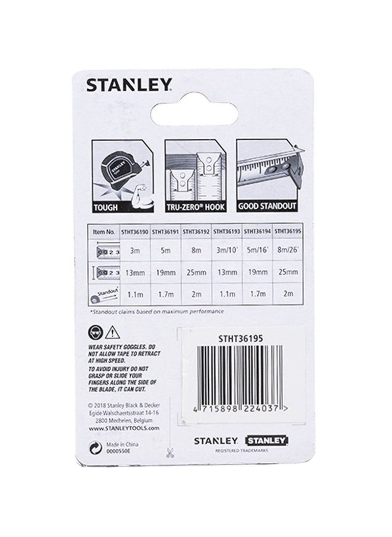 Stanley Measuring Tape 8 Meter