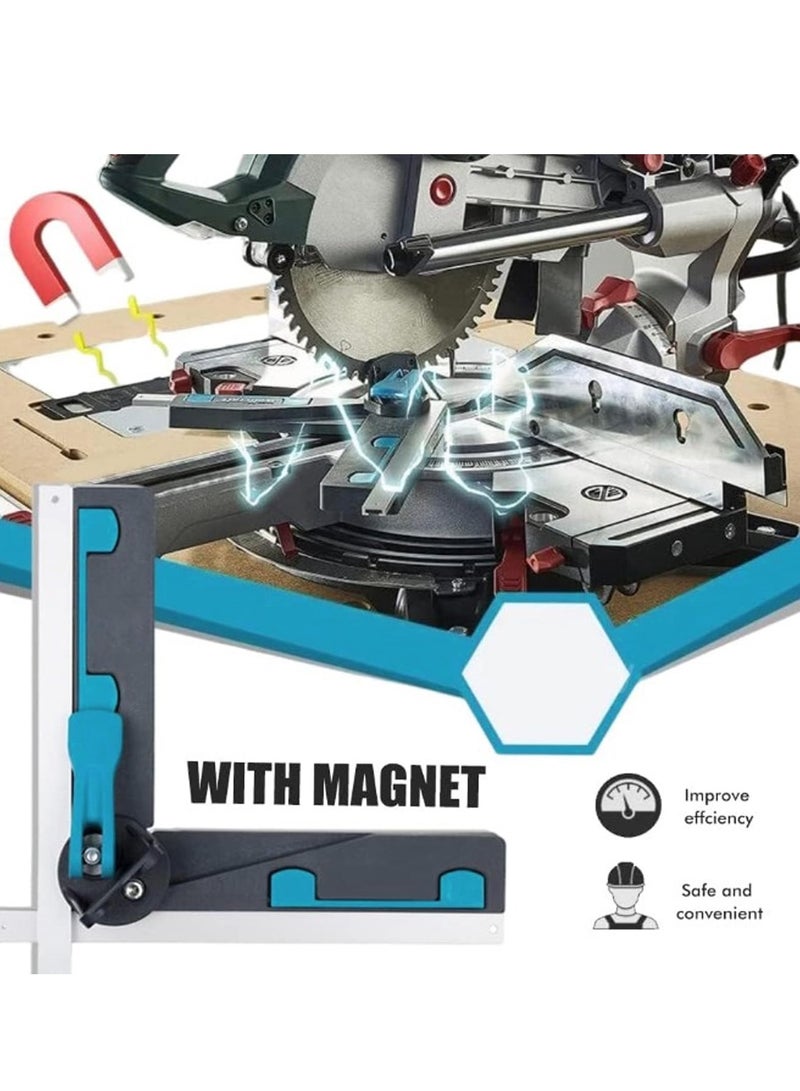 Mitre Measuring Cutting Tool 2 in 1 Accurate Mitre Gauges for Saws Accurate 30 to 180° Aluminum Alloy Mitre Gauges Goniometer Mitre Angle Ruler Finder Too for Home Improvement Carpentry Work