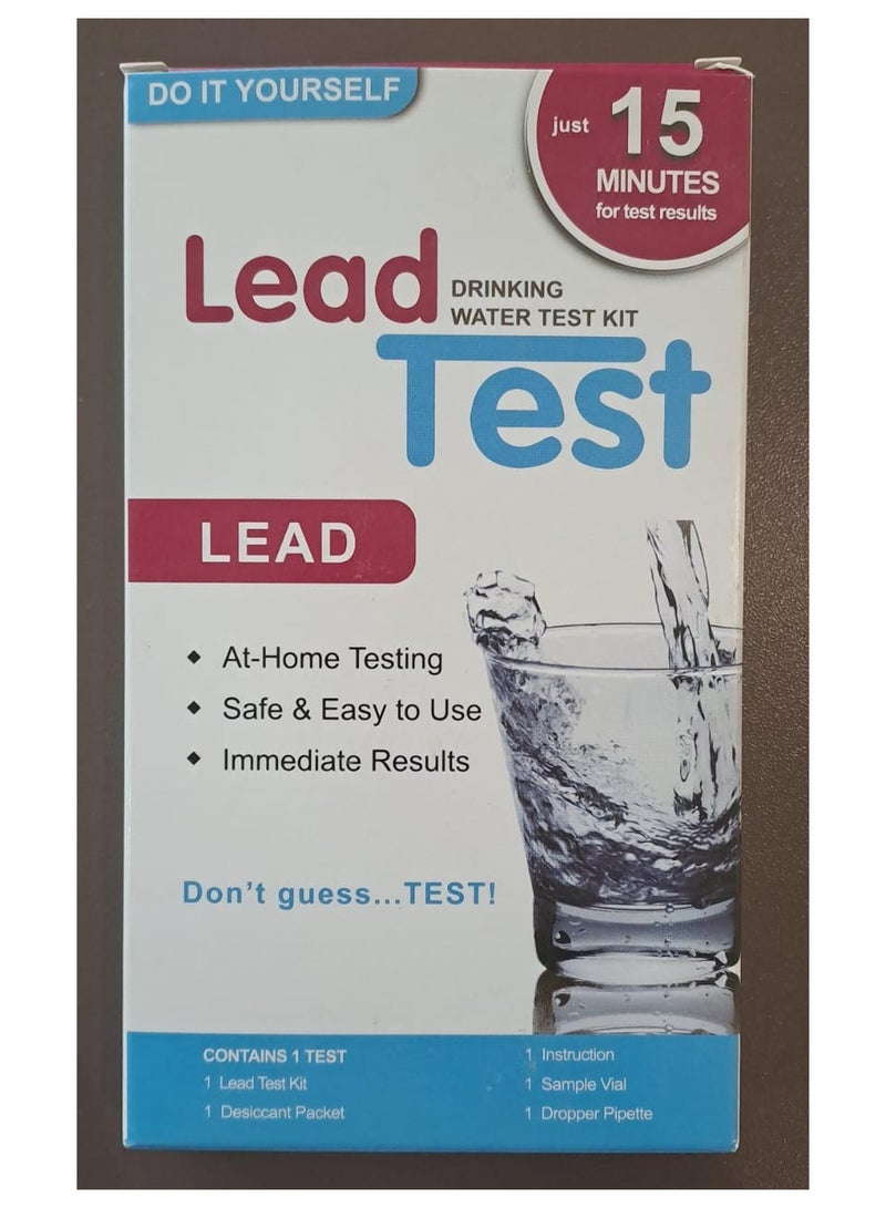 Home DIY LEAD in Drinking Water Test Kit