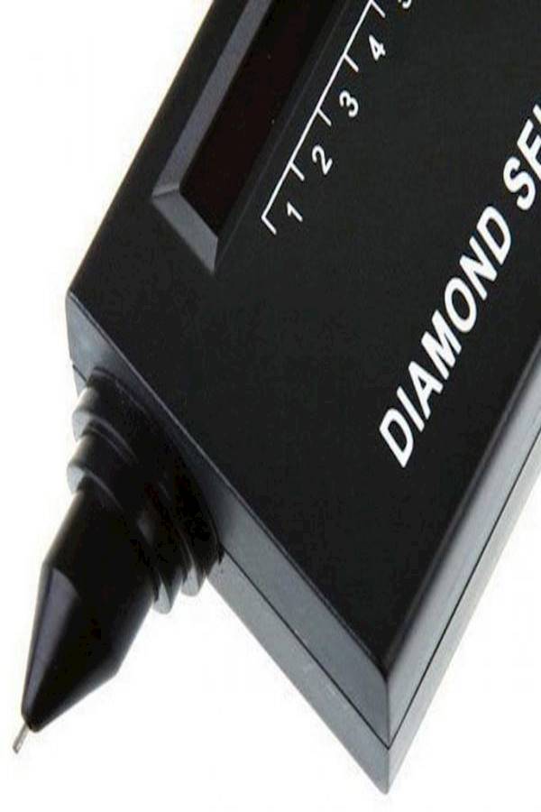 Diamond Tester With LED Indicator Black