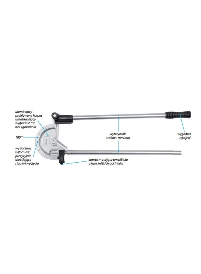 Pipe Bender 16mm Tubes YT-21845 Silver/Black