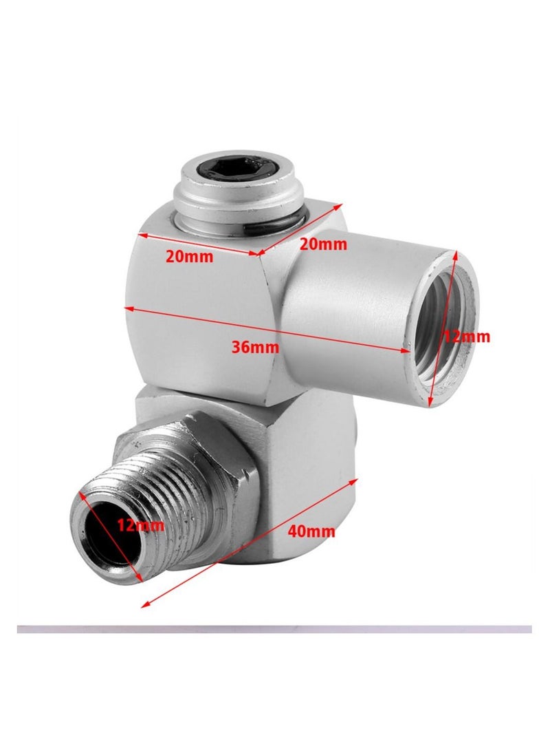 4Pcs Universal Swivel Air Tool Hose Connector, 360 Degree 1/4'' Inch Air Adapter Tool Swivel Fittings Swivel Air Hose Connector Swivel Air Tool Adapter