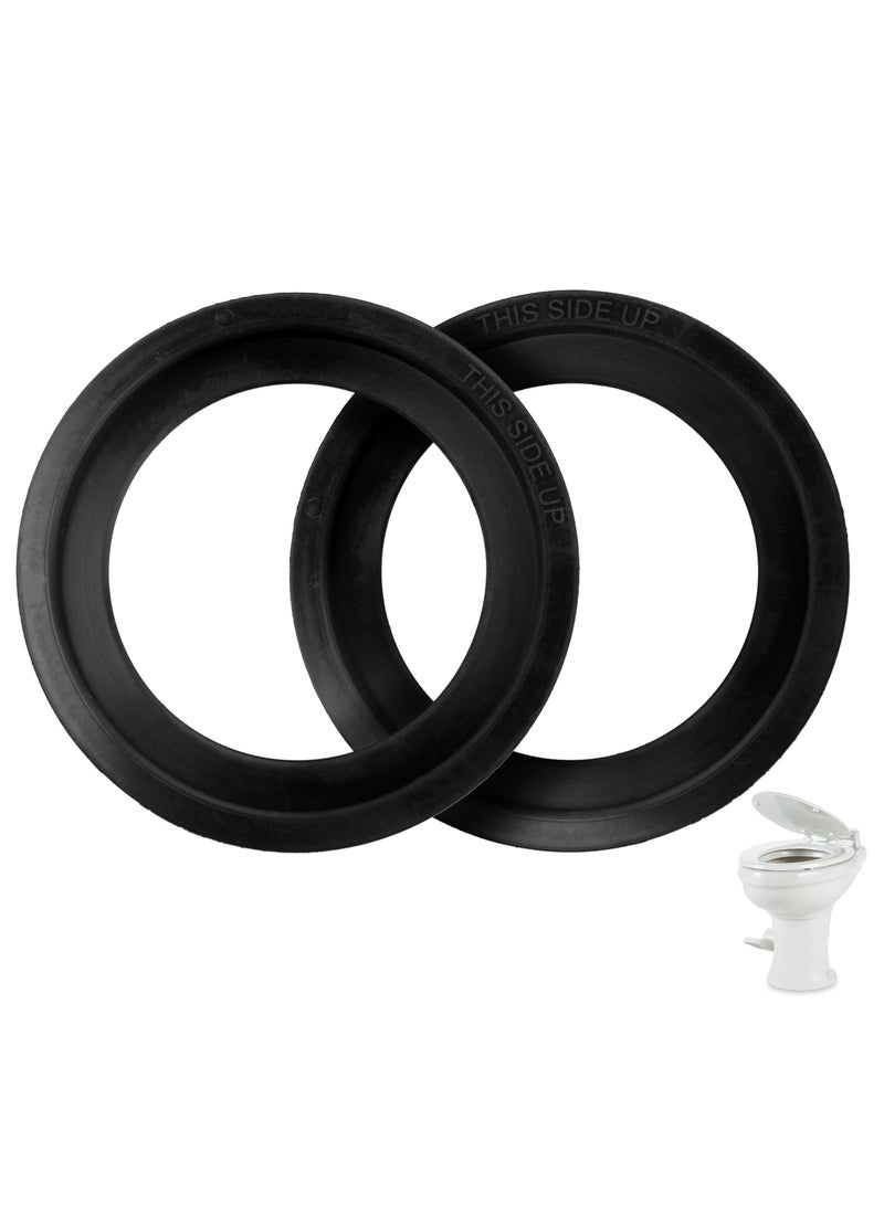 2 Pack Toilet Flush Ball Ring Seal Kit Replacement Gaskets Sealand Parts for Dometic RV Toilets