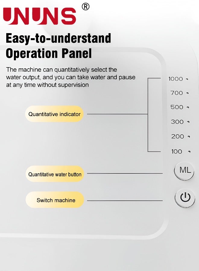 Water Dispenser For 5 Gallon Bottle,Desktop Water Dispenser,Dual-Purpose Automatic Water Pump For Home,Office,And Camping,Nightstand And Bedside