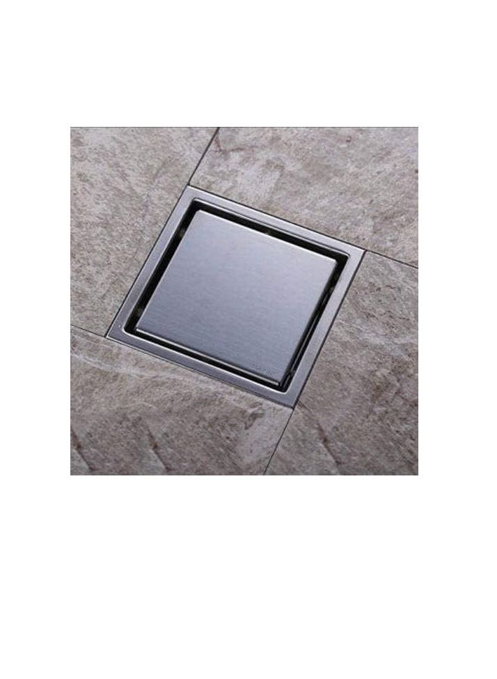 Aquaplast Stainless Steel Tile Drain 15x15cm with Self Open and Close System