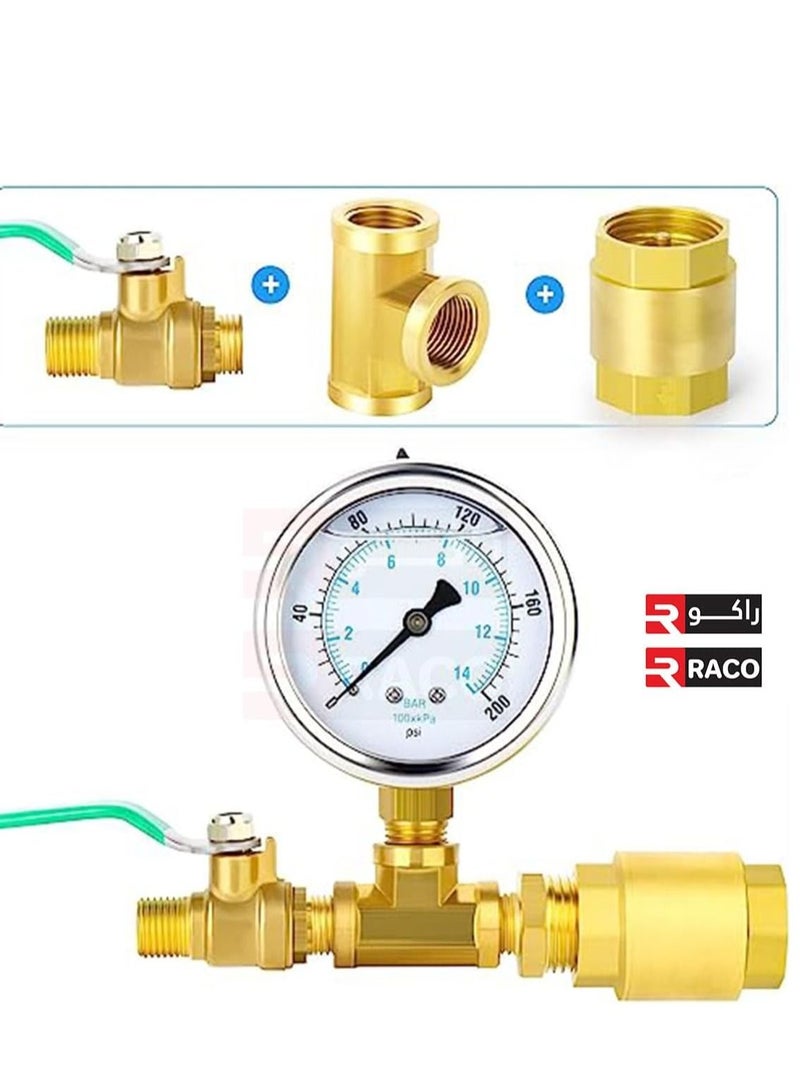 Spring Type Pegler Brass Check Valve, Prevent One Way Backflow, Fit for Garden Repair, Pump, Water Heater, Fountain etc