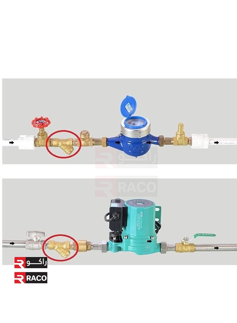 Pegler Y Pattern Brass Strainer Filter Valve Connector Pump Filter for Water Oil Separation