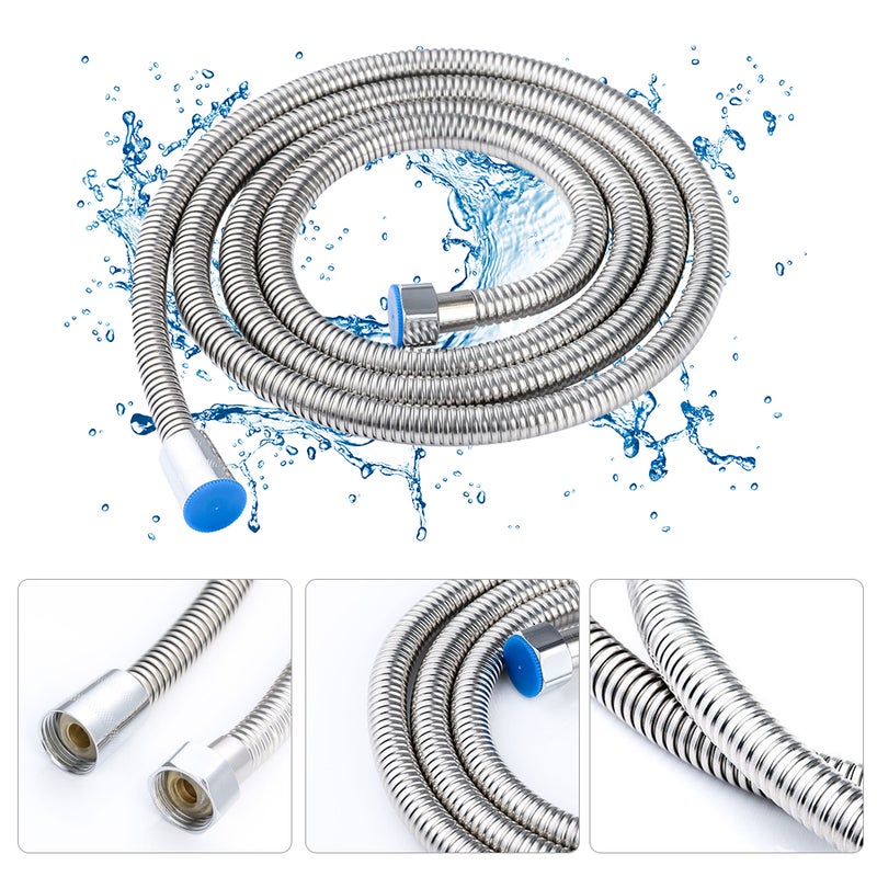 Tube Flexible 2M Long Shower Hose Replacement With 05