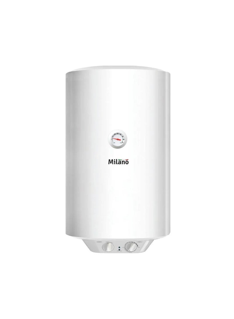 Milano Electric Water Heater Vertical Shape Energy Saver Instant Water Heater - 80 Ltr