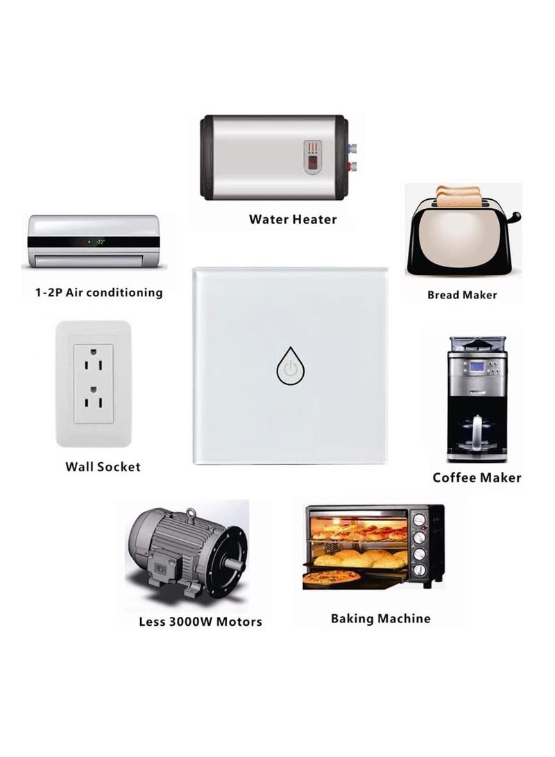 Smart Water Heater Switch Wi-Fi Boiler - Touch & Wireless Timer Remote Control