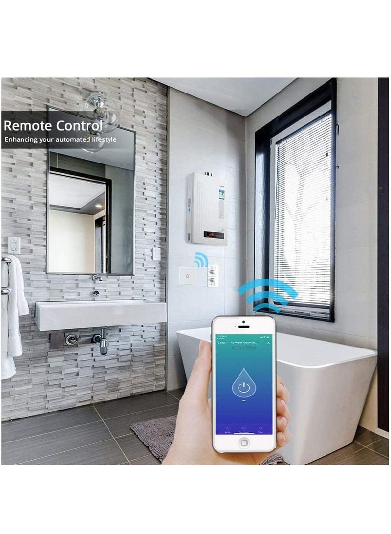 Smart Water Heater Switch Wi-Fi Boiler - Touch & Wireless Timer Remote Control