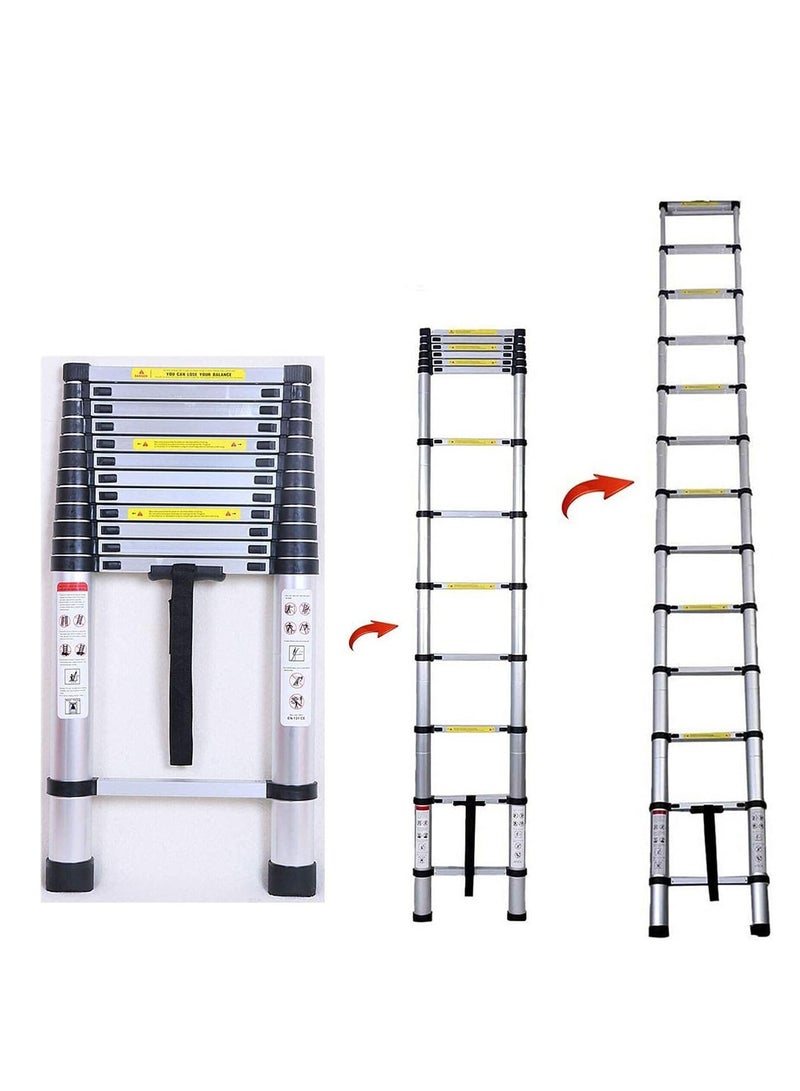 Robustline Telescopic Folding Ladder Straight 5M