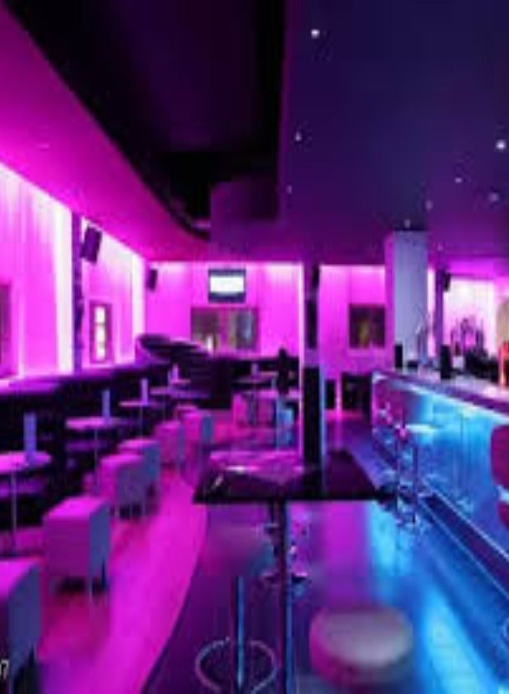 KNP 5m LED Strip Lights in Pink are designed to add a vibrant and colorful ambiance to indoor spaces, offering versatile lighting solutions for various decorative and accent lighting applications.