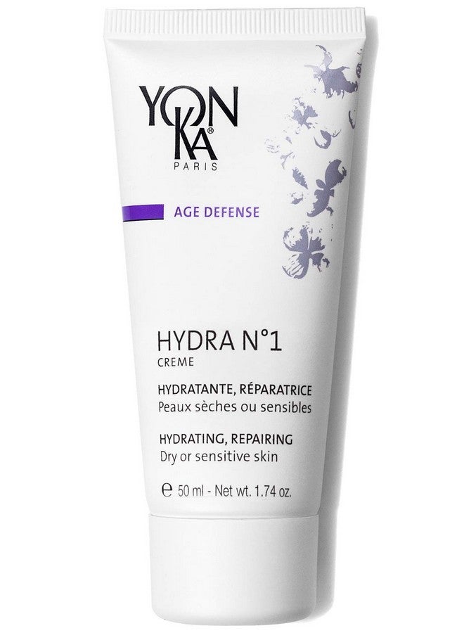 Yonka Daily Reparative Moisturizer Hydra No. 1 Creme Rich Antiaging Skincare With Hyaluronic Acid Vitamins A C & E For Dry Skin Parabenfree 50Ml