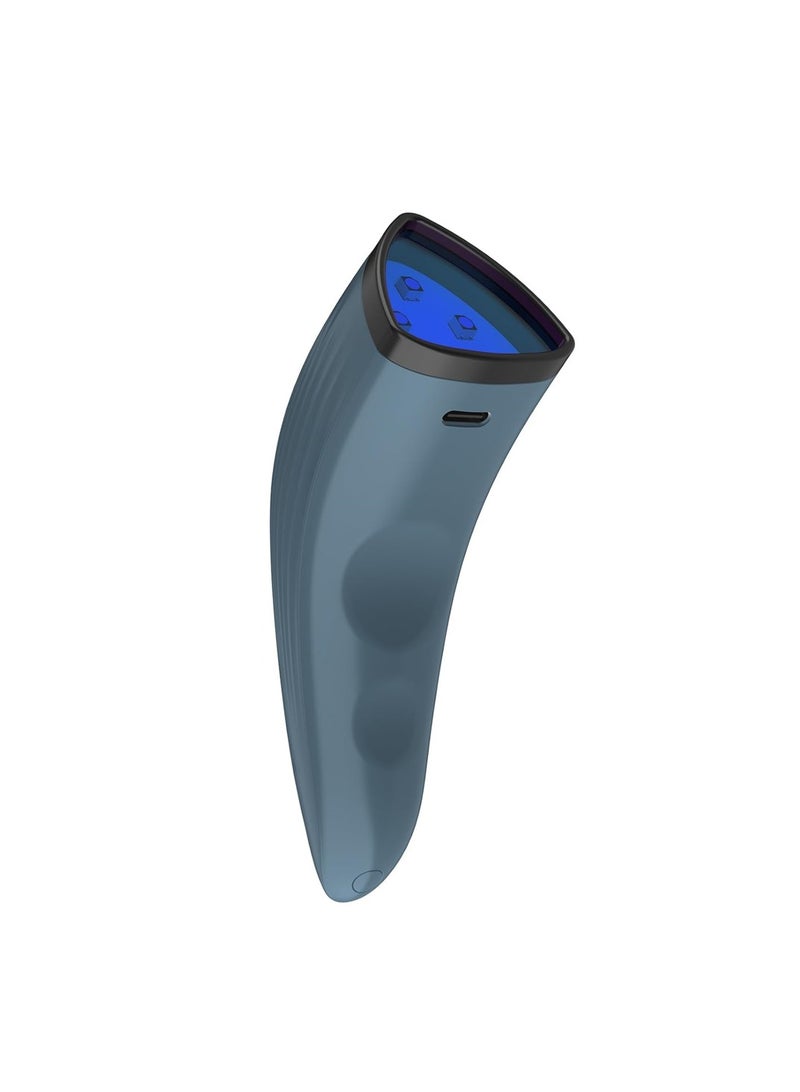 LED Acne Treatment Device, Red and Blue Light Therapy for Acne Spots, Pimples, Zits, Facial Aesthetic Device for Clear Skin, Blue