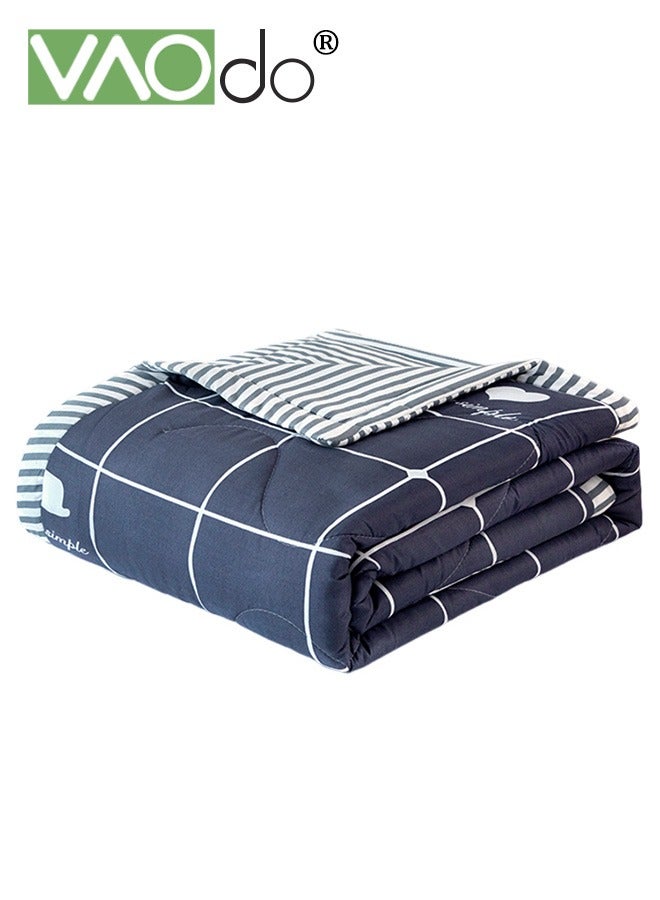 Queen Size Quilt  Overall washable Soft Blanket  Washed Cotton Material Bed Quilt Soft and Breathable Lightweight for Spring Summer Autumn Air-conditioned Room Summer Quilt