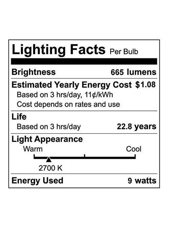 65W 65 Watt Replacement (10.5W) Led Br30 Dimmable Soft White (2700K) Medium Base (E26) Energy Star Rated Reflector Lamp For Recessed Can Lights 6 Pack