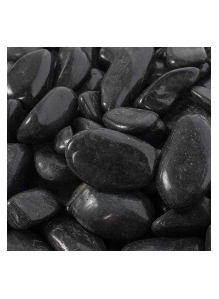 Decorative Pebbles, Natural Small Polished Mixed Stones Gravel for Plant Aquariums, Flowerpot, Landscaping, Ponds,Terrariums Vase Fillers, DIY, Home Garden Decoration(Approx.0.5-1.2 inch) 10kg