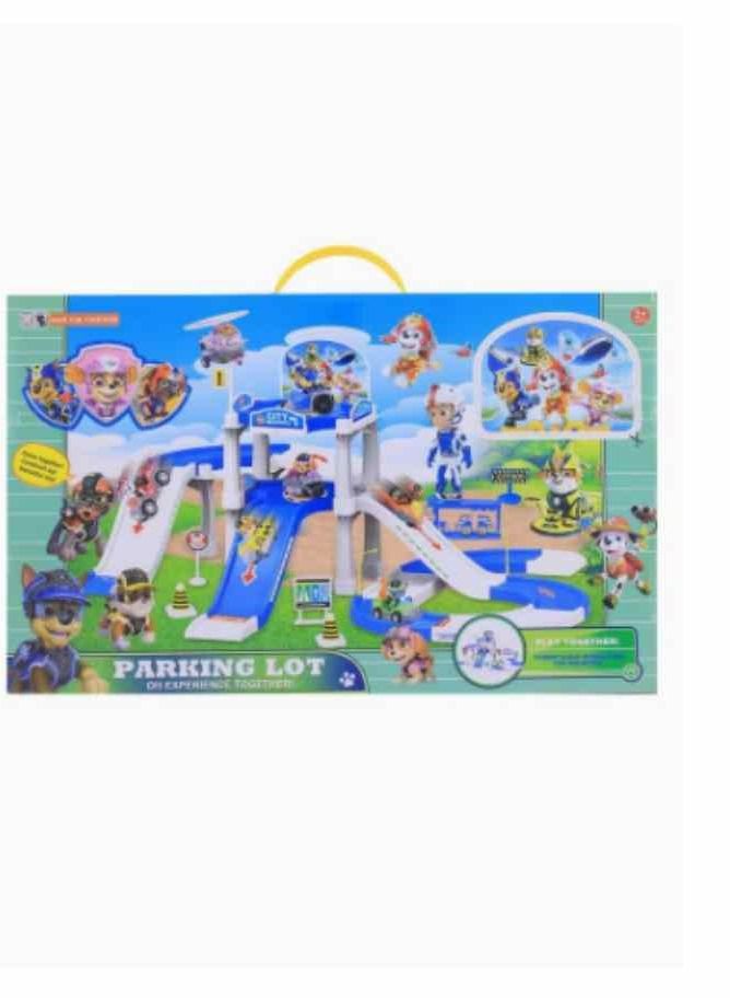 Kids Toy Paw Patrol Garage Parking Lot Set