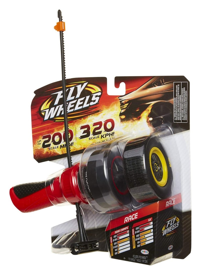 Fly Wheels Launcher And 2 Race Wheels