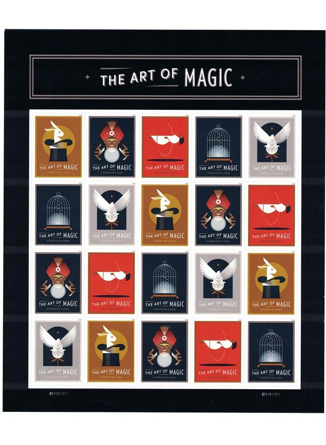 The Art Magic Forever Stamps Sheet 20 Scott 5305