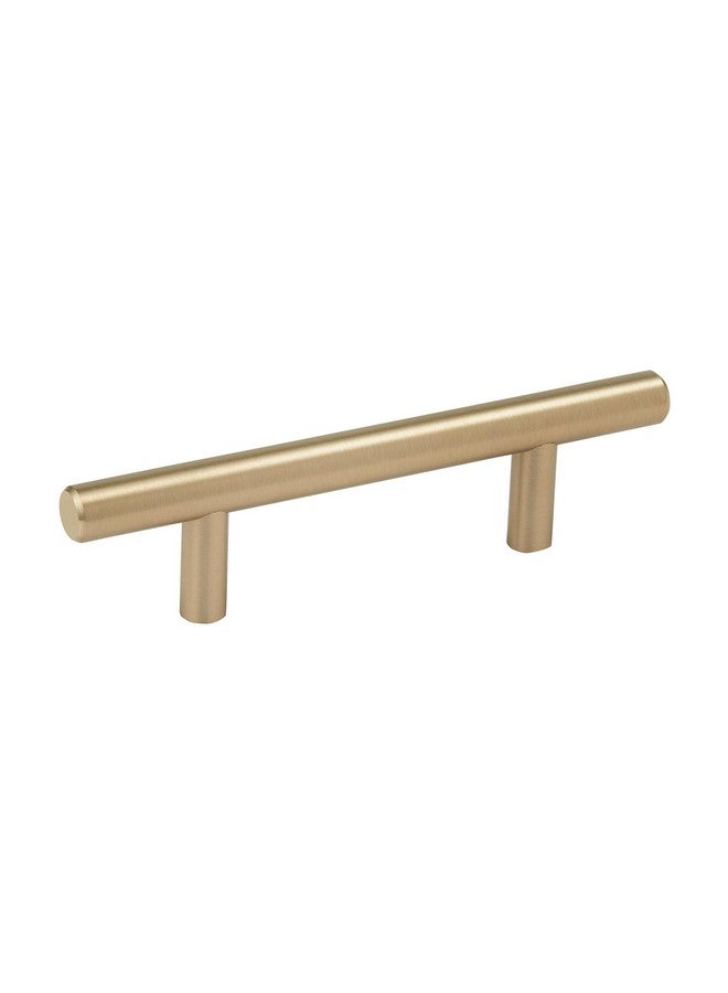 Bar Pulls 3 In (76 Mm) Centertocenter Golden Champagne Cabinet Pull 10 Pack