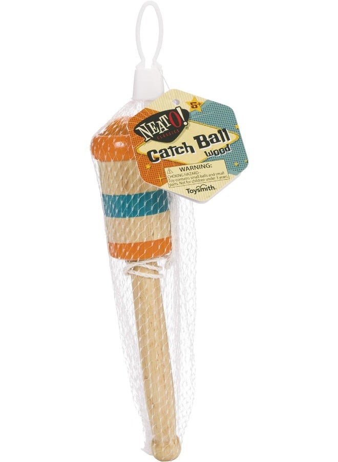 Toysmith Neato! Wooden Catch Ball