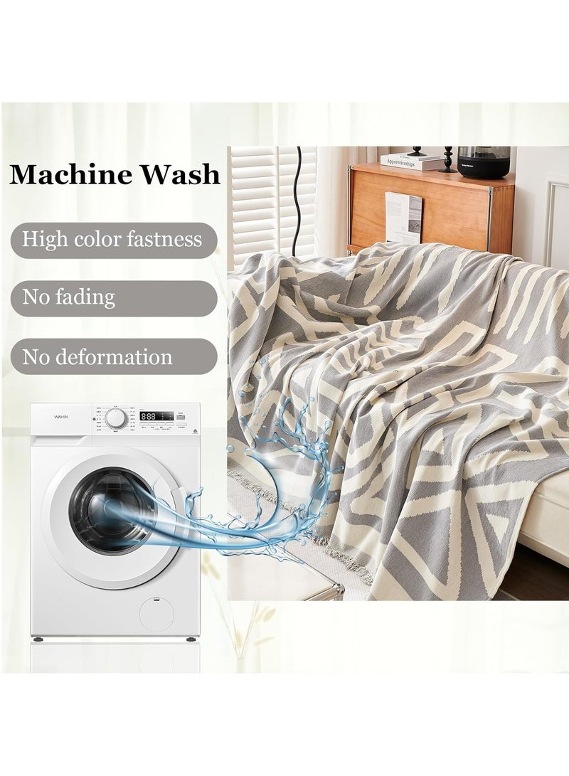 Double Sided Chenille Sofa Cover Throw Blanket