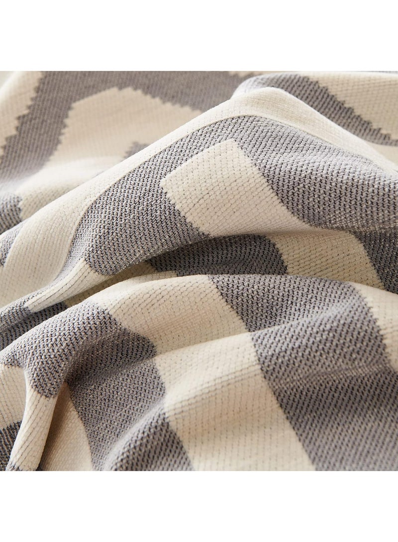 Double Sided Chenille Sofa Cover Throw Blanket