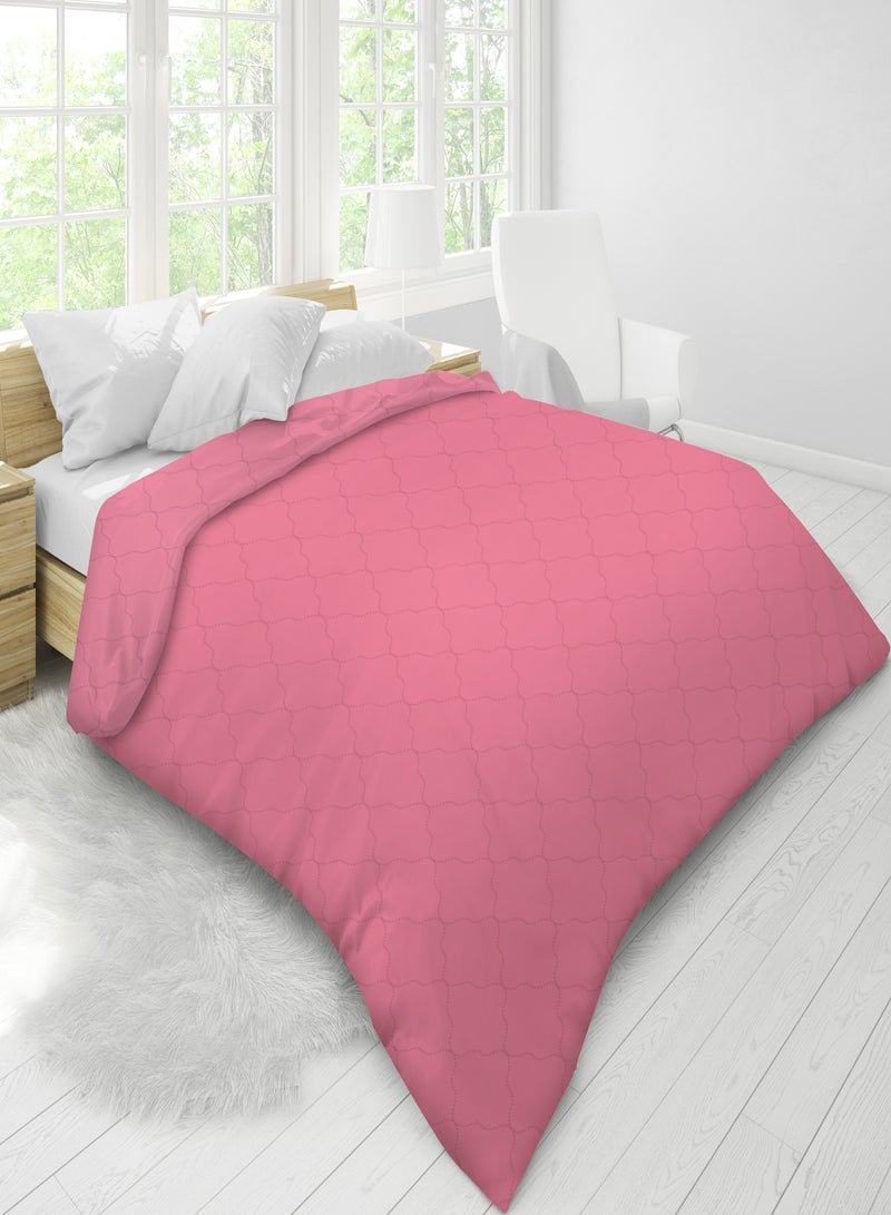 Raymond Home Microfiber Quilt All Season AC Soft Lightweight Blanket Double Bed Peach Finish  100 GSM - Pink (220 x 240 CM)