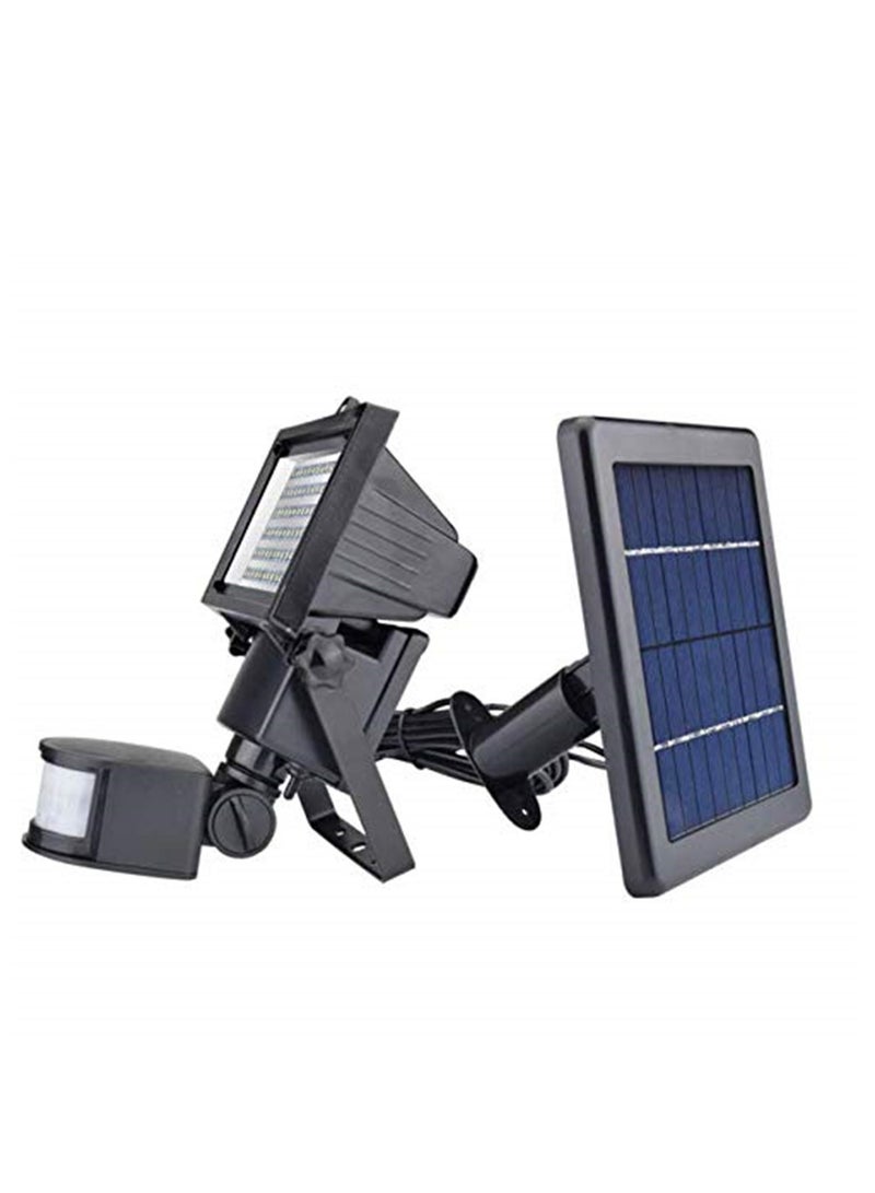 60 LED Solar Security Garden Light PIR Motion Sensor Path Outdoor Emergency Wall Lamp