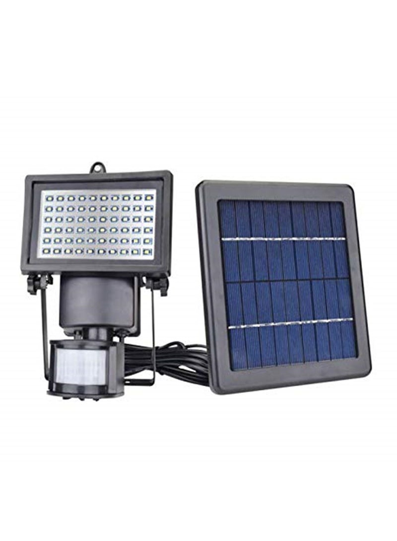 60 LED Solar Security Garden Light PIR Motion Sensor Path Outdoor Emergency Wall Lamp