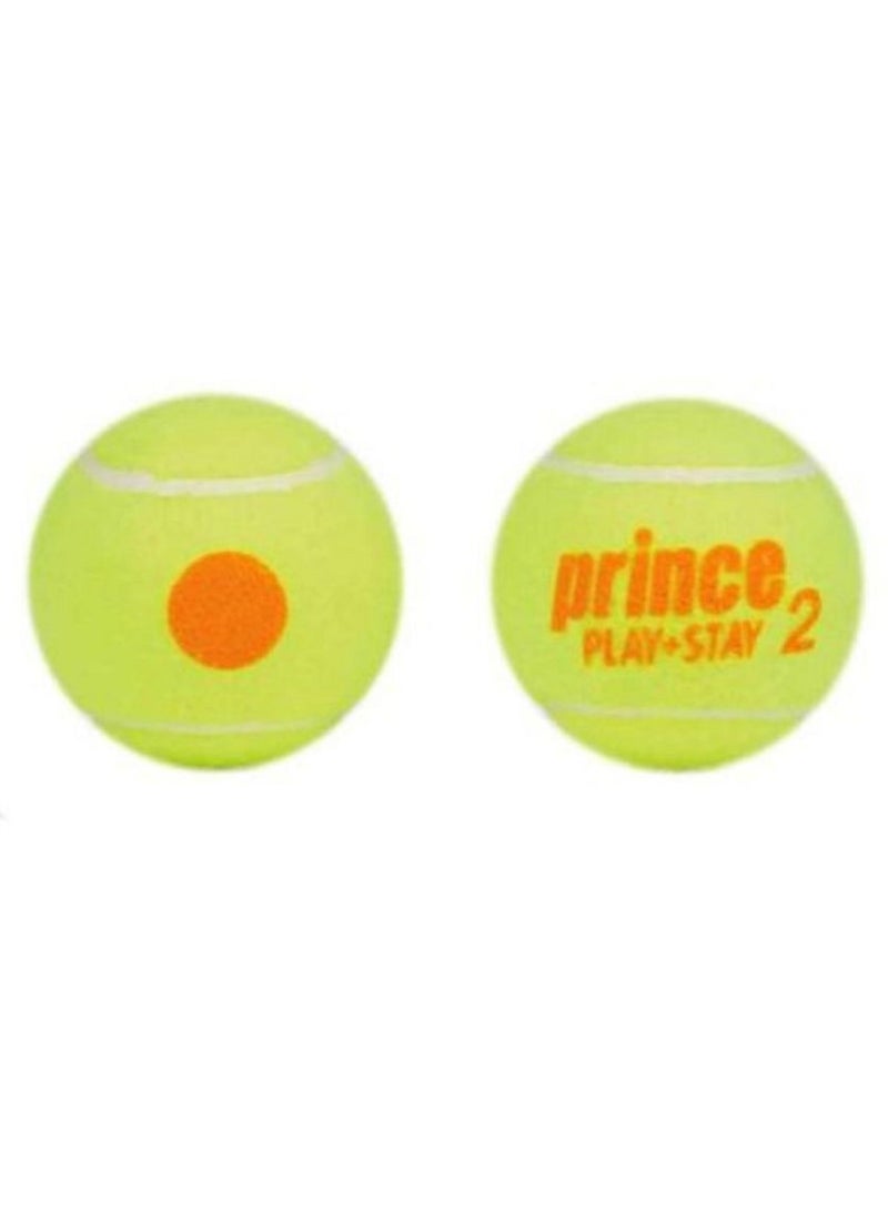 Prince Tennis Balls P&S Stage 2 Dot 3 Pcs Ball Can