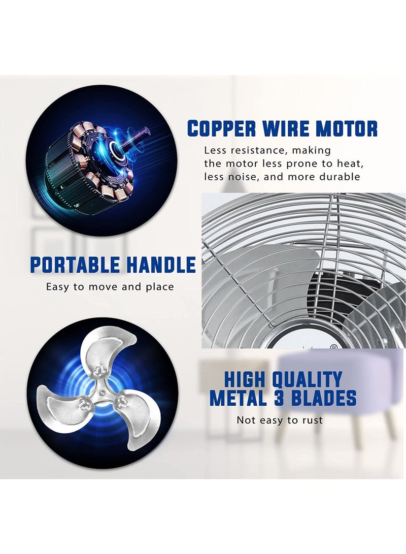 Metal floor fan 14 Inch High Velocity Cooling Fan3 Speed High Speed Blades For Home Office Shop