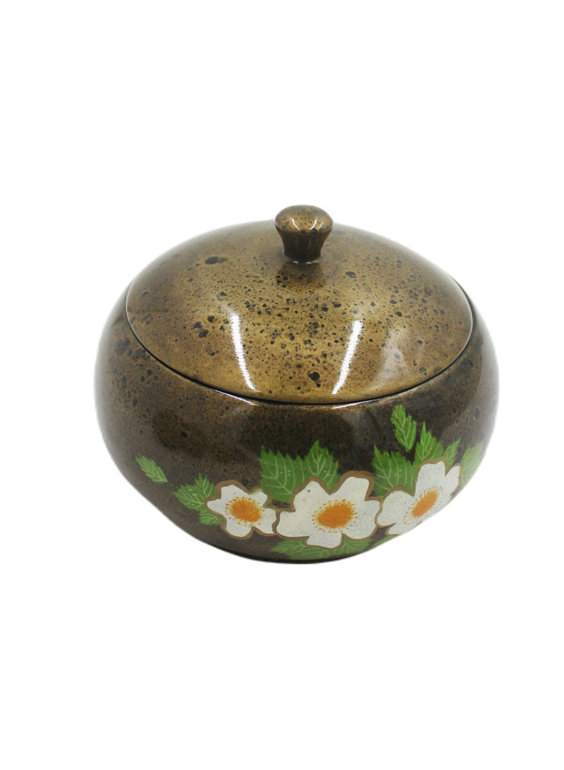 Vietnam Handmade Hand Painted Lacquer Pot