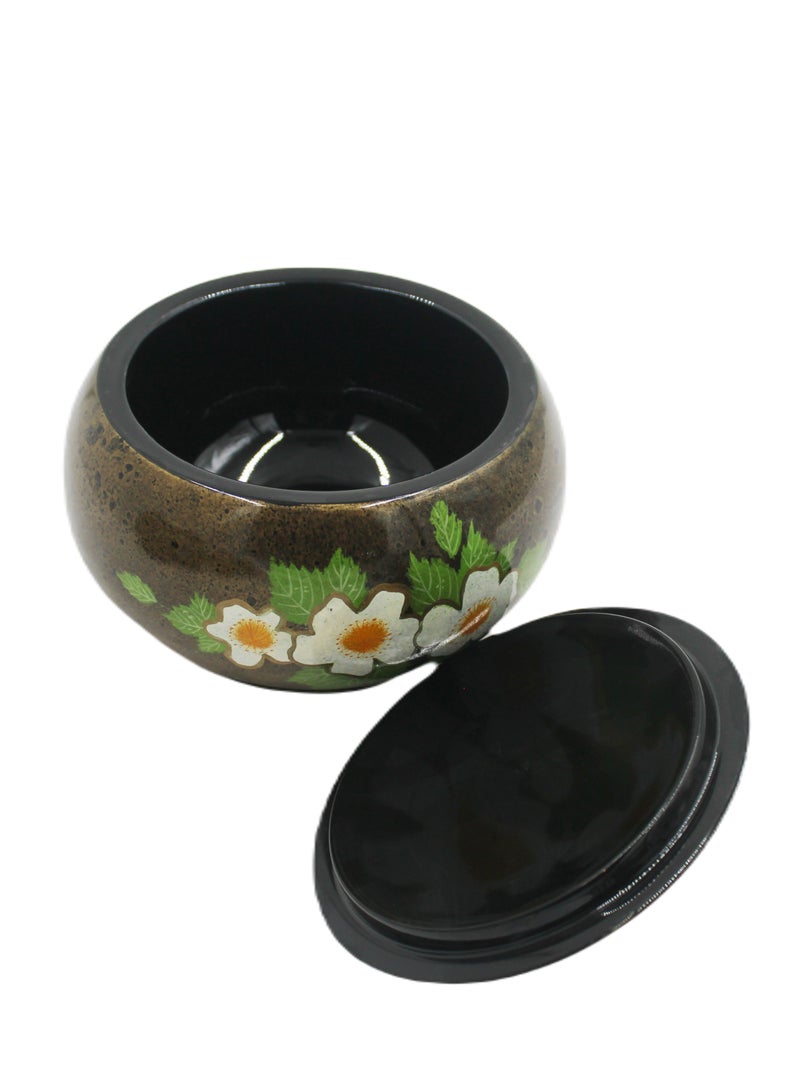 Vietnam Handmade Hand Painted Lacquer Pot