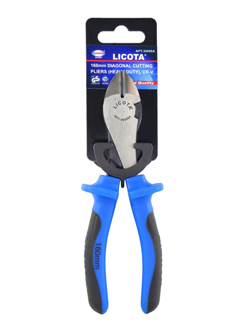 Diagonal Cutting Plier Blue/Black/Silver 160mm