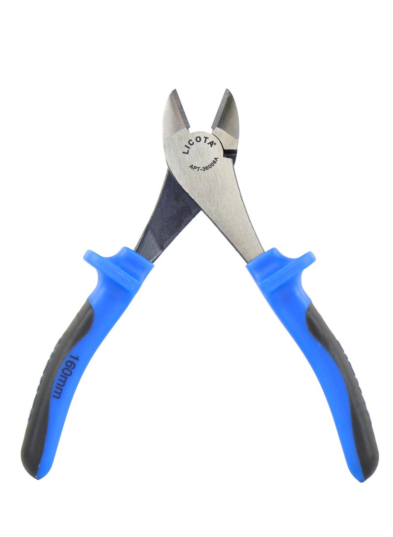 Diagonal Cutting Plier Blue/Black/Silver 160mm