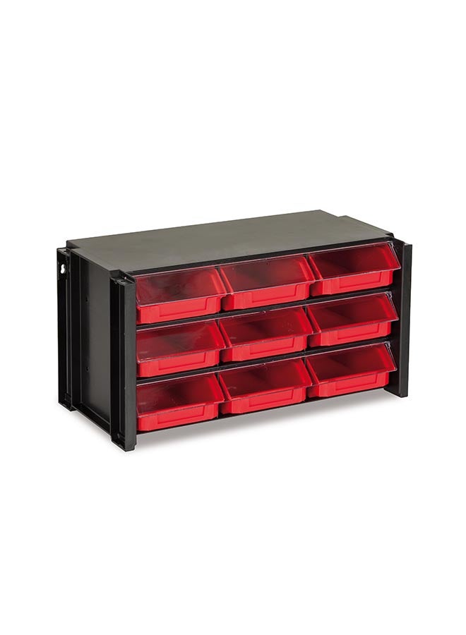 Classifiers 4 Drawer Tool Organizer Blue/Red