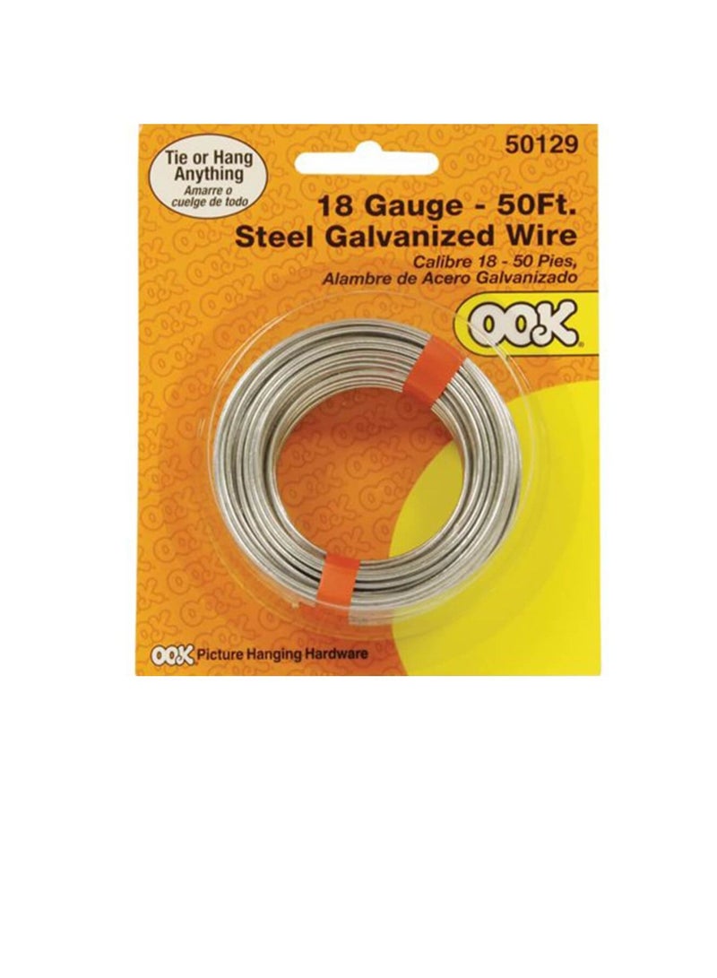 Steel Galvanized Wire 18ga 50 ft